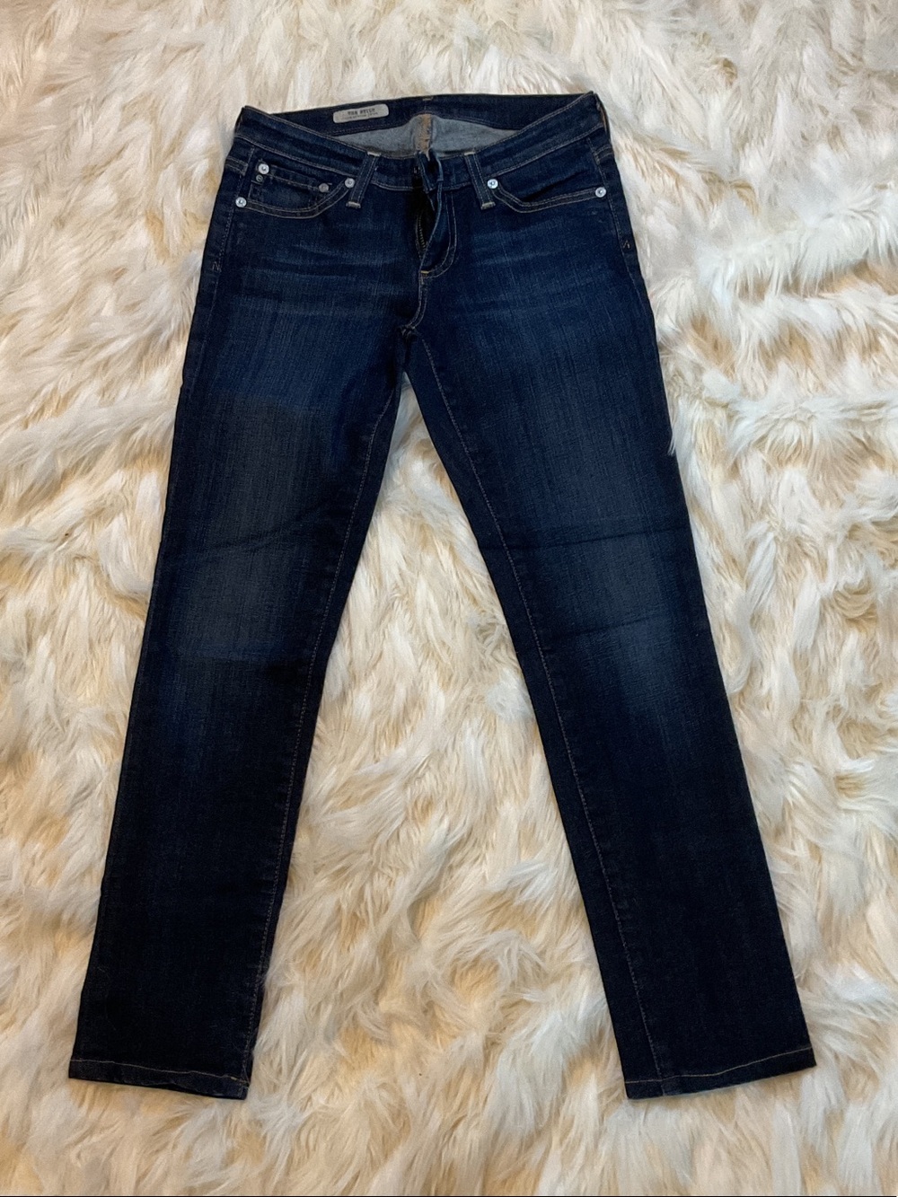 Ag Adriano Goldschmied Dark Indigo Skinny Jeans